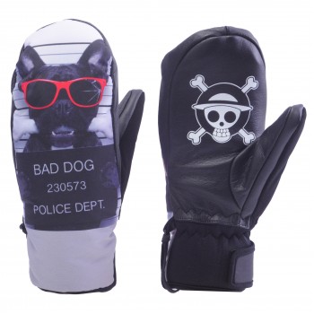 Mens Snowboard Mittens With Finger Insides - Image 8