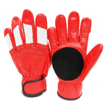 Longboard Leather Slide Gloves Classic Black - Image 9