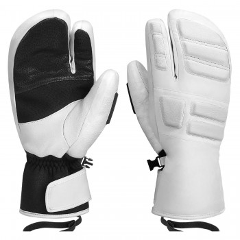 Leather Ski Mittens - Image 6