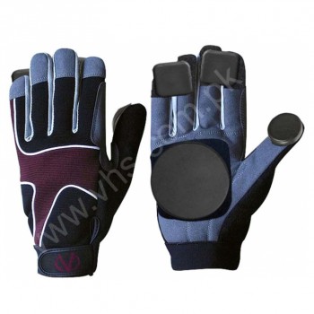 Longboard Leather Slide Gloves Classic Black - Image 12