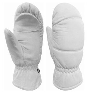 Leather Ski Mittens