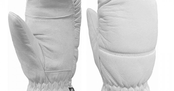 Leather Ski Mittens