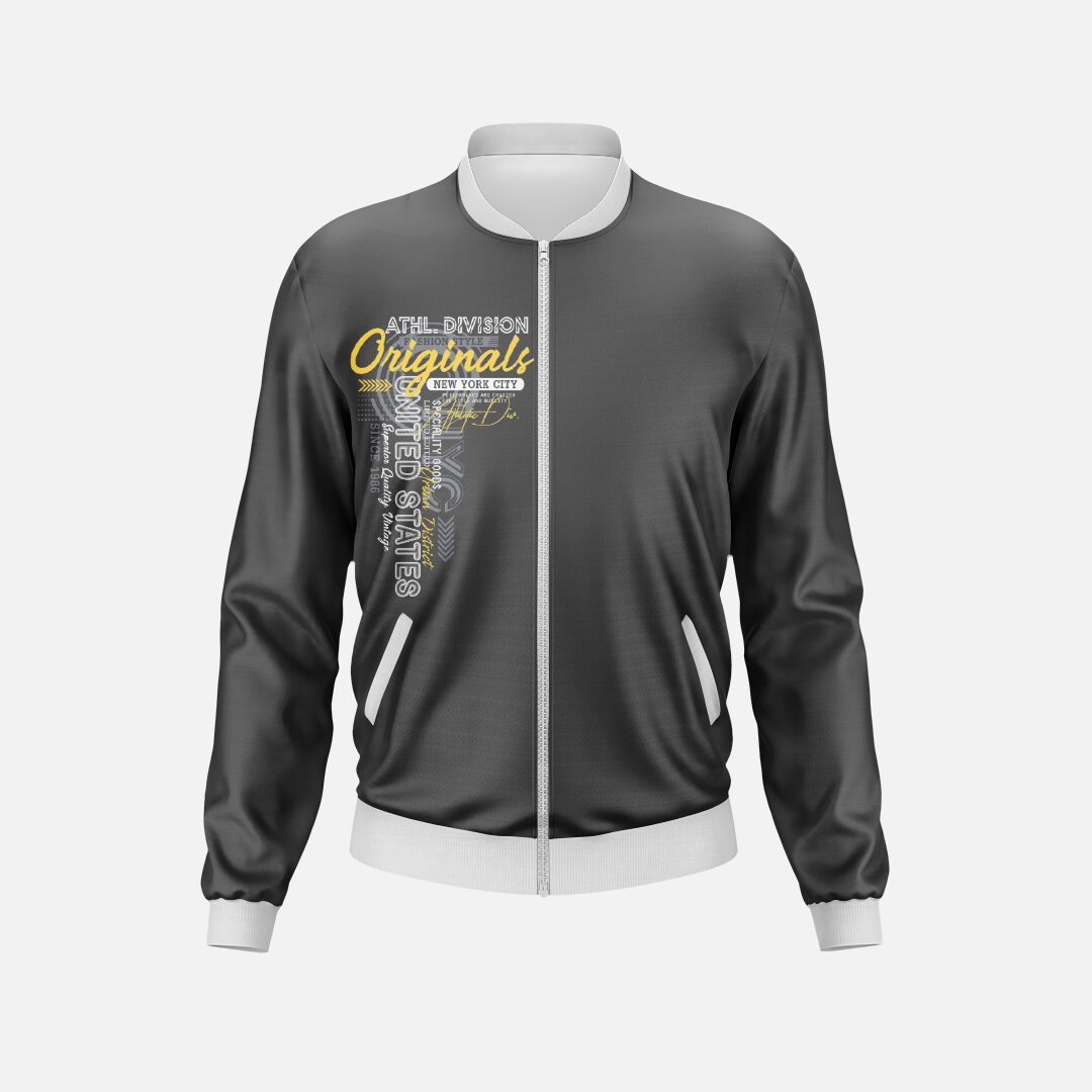Men’s Athletic Bomber Jacket - Image 10