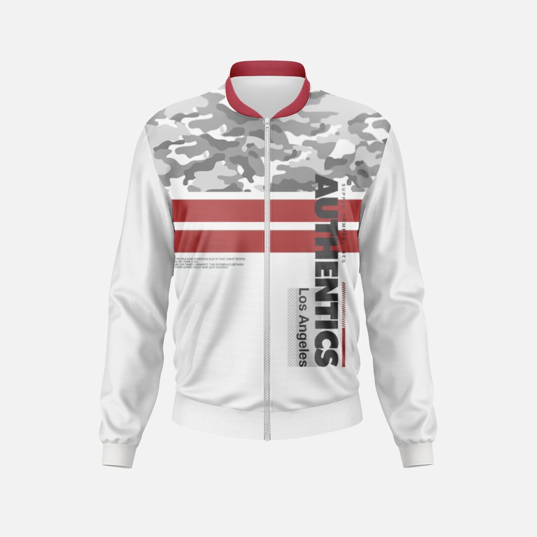 Men’s Athletic Bomber Jacket - Image 11