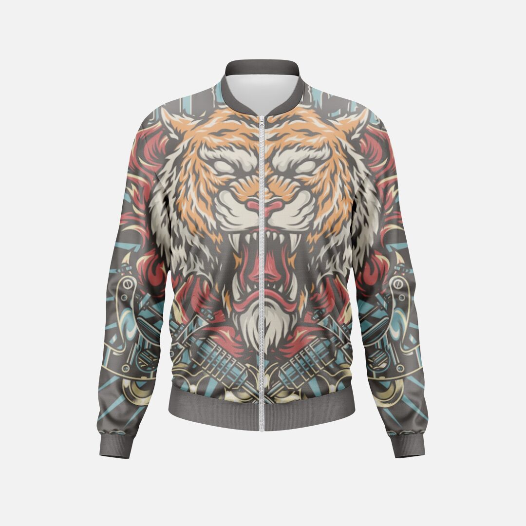 Men’s Athletic Bomber Jacket - Image 3