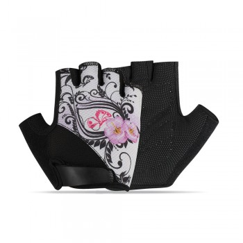 Bicycle Gloves Womens Fingerless Women's Bicycle Gloves Colorful And Comfortable Bike Gloves For Women Cycling Fitness Sports Rock Climbing Scout Field Training - Image 6
