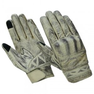 Motorcycle Gloves Retro Old School Cafe Racer Chopper Leather