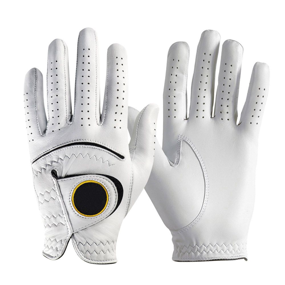 Affordable Cabretta Leather Golf Gloves - Image 5