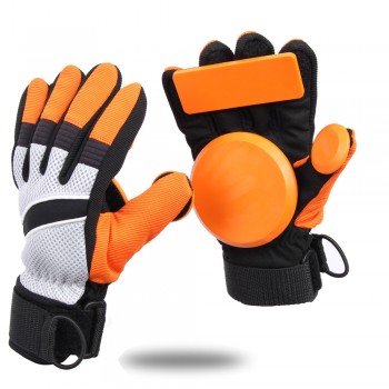 Longboard Leather Slide Gloves Classic Black - Image 10