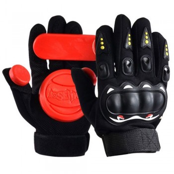 Longboard Leather Slide Gloves Classic Black - Image 8