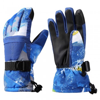 Best Budget Ski Gloves Ladies Ski Gloves Best Affordable Ski Gloves Best Ladies Ski Gloves Winter Waterproof Ski Snow 3M Thinsulate Warm Touchscreen Cold Weather Women Gloves Wrist Leashes - Image 6