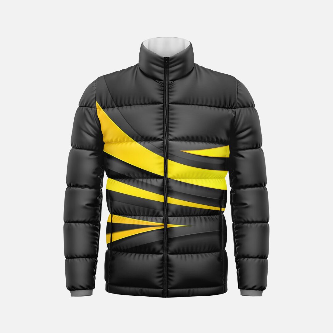 Men’s Athletic High Puffer Jacket - Image 5