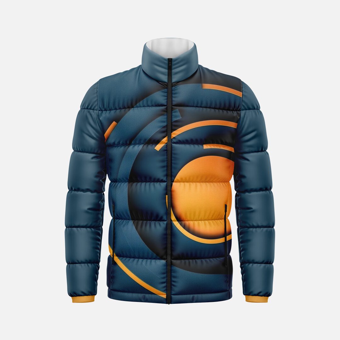Men’s Athletic High Puffer Jacket - Image 7