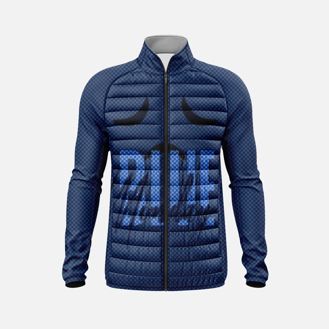 Men’s Athletic Mock-Neck Puffer Jacket - Image 8
