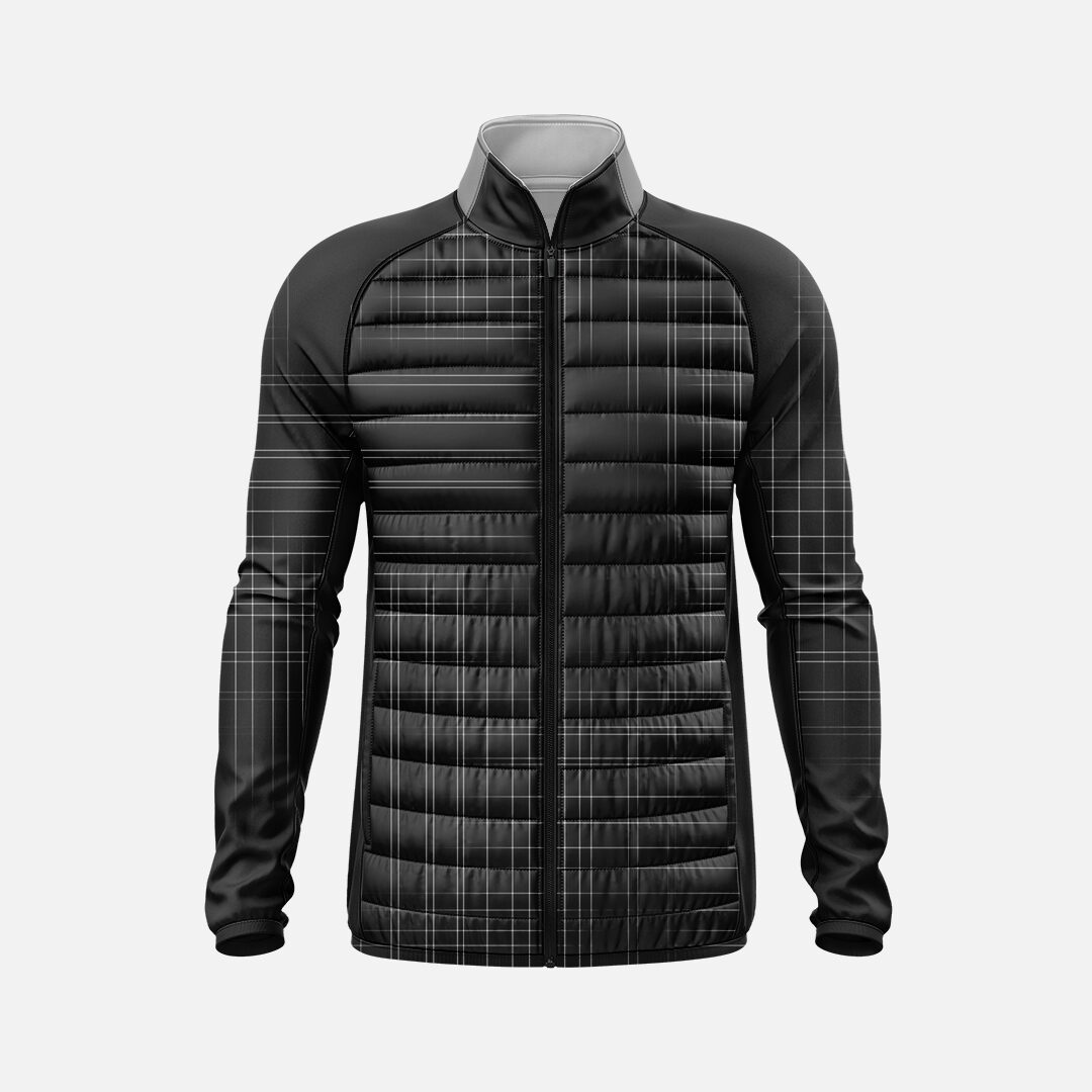 Men’s Athletic Mock-Neck Puffer Jacket - Image 7