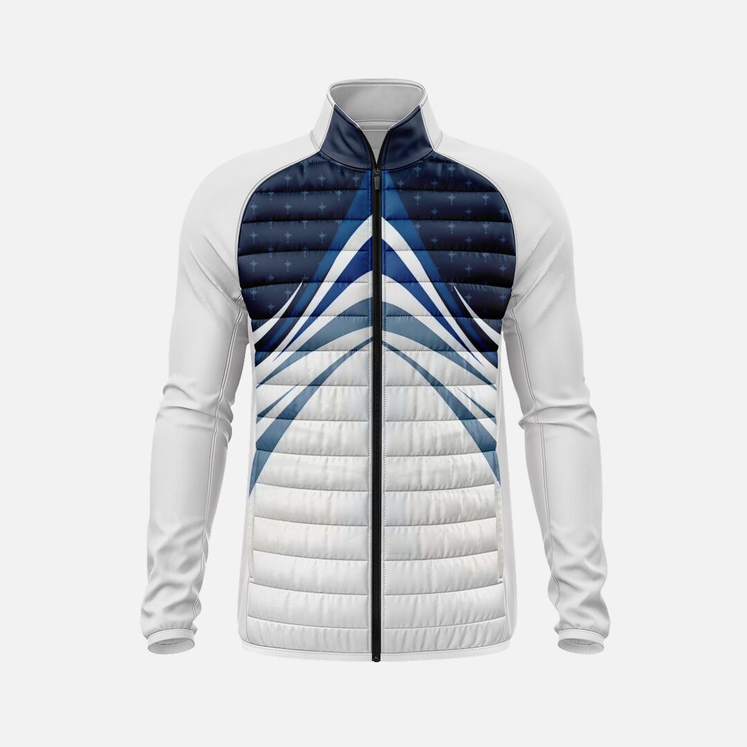 Men’s Athletic Mock-Neck Puffer Jacket - Image 6