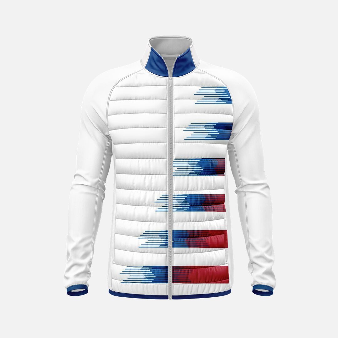 Men’s Athletic Mock-Neck Puffer Jacket - Image 9