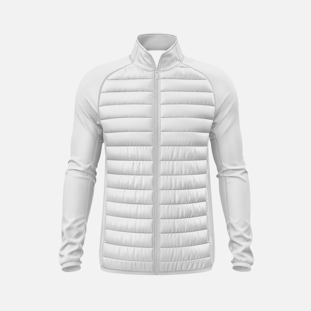 Men’s Athletic Mock-Neck Puffer Jacket