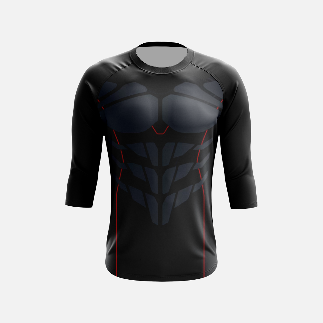 Men’s Athletic Muscle Fit 3/4 Sleeve T-Shirt - Image 4