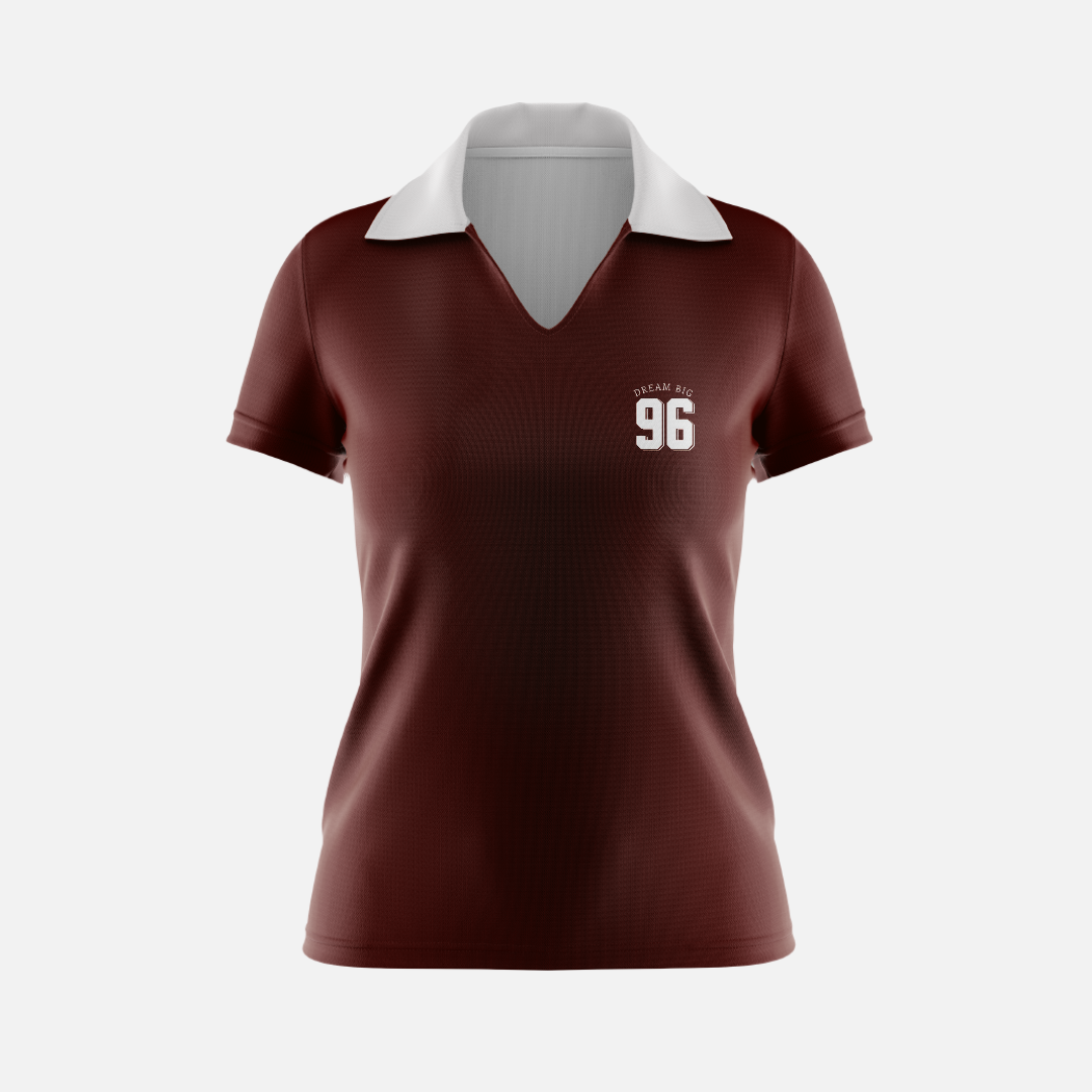 Women’s Athletic Johnny Collar Polo - Image 5