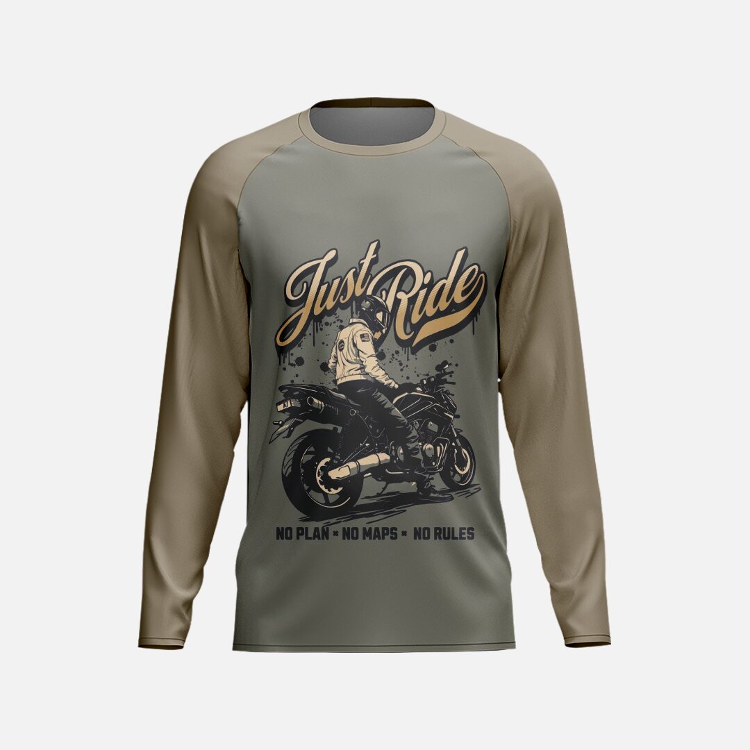 Men’s Athletic Raglan Full-Sleeve T-Shirt - Image 5