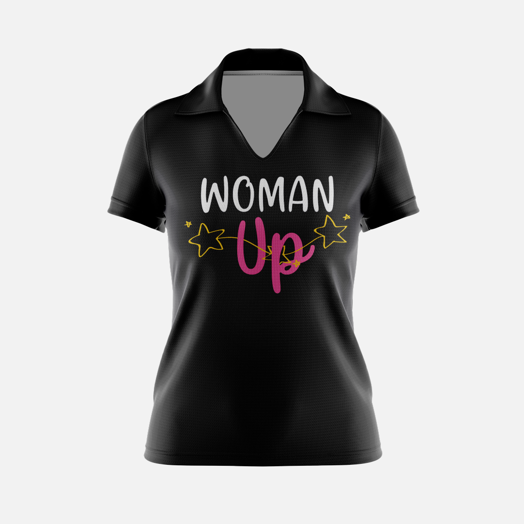 Women’s Athletic Johnny Collar Polo - Image 7